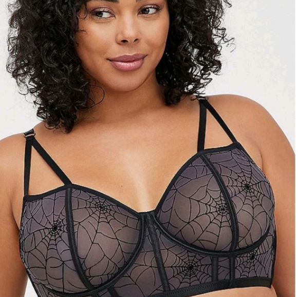 Torrid 3 Web Mesh Bralette & Pant Matching Set! - Picture 6 of 10